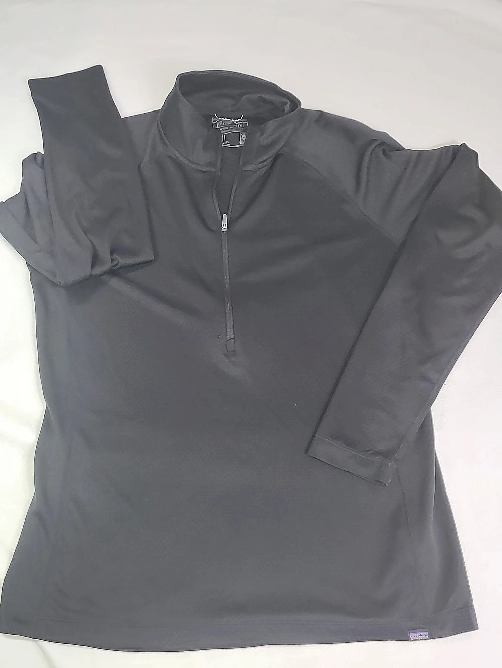 Patagonia Capilene Midweight Zip-Neck Pullover Black XL